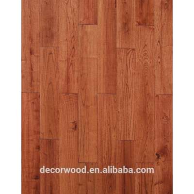 Hand scraped surface living room wooden flooring made in Guangzhou