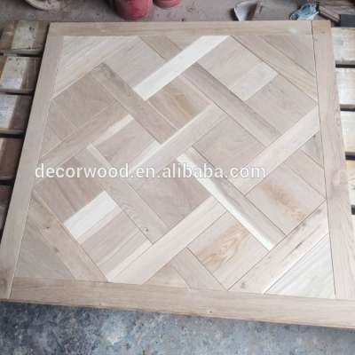 high quality wood parquet unfinished versailles parquet flooring panel