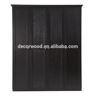 solid shaker dark wardrobe cabinet bedroom furniture