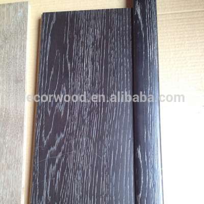 wire brushed oak molding color matching wood flooring T moulding